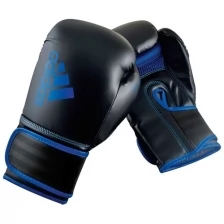 Перчатки боксерские Hybrid 80 черно-синие (вес 12 унций)